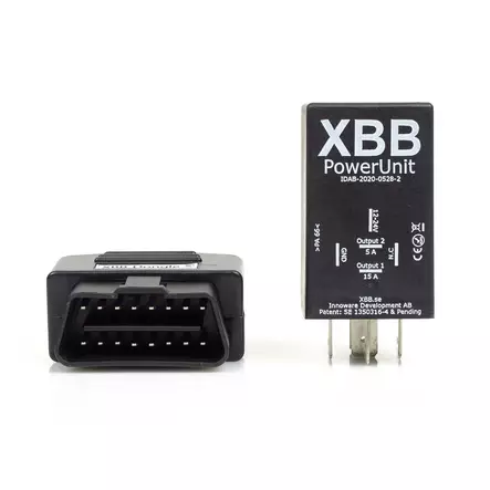 XBB Dongle med PowerUnit komplett kit - Reläsats & Kabelsats - 8020103700 - 8